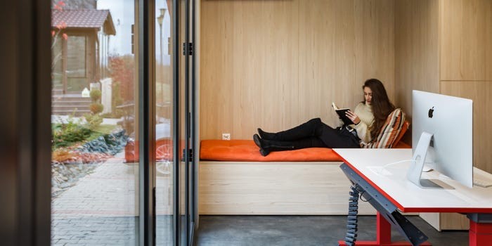 Incluye un espacio para el descanso