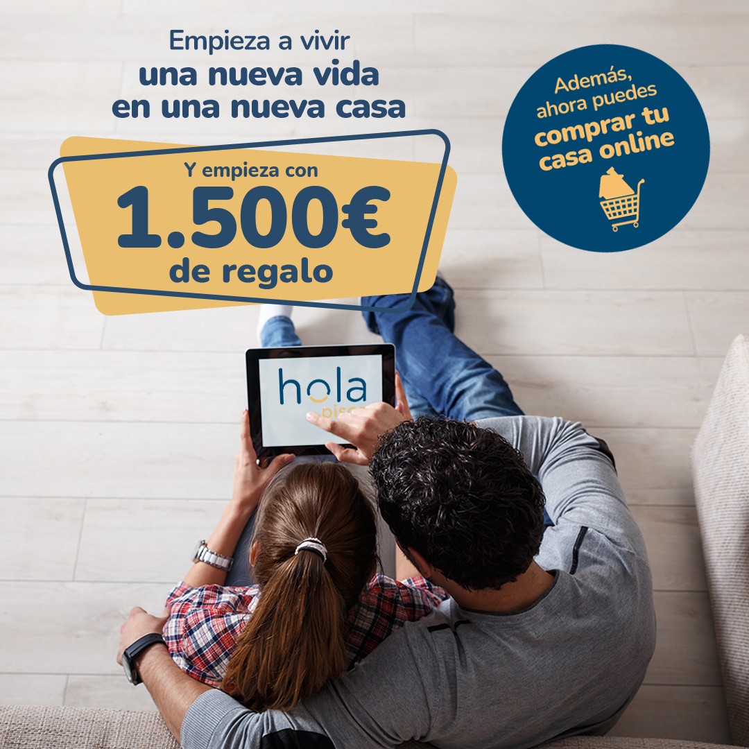 Ahora con Hola Pisos ya puedes comprar tu vivienda online