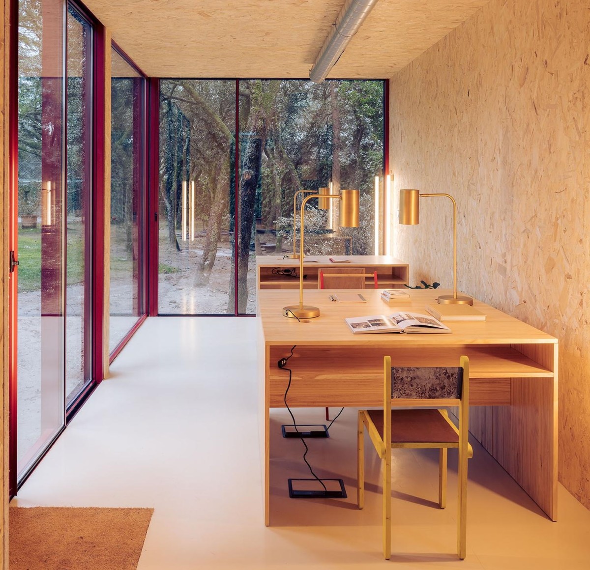 Mucha luz natural, indispensable para trabajar