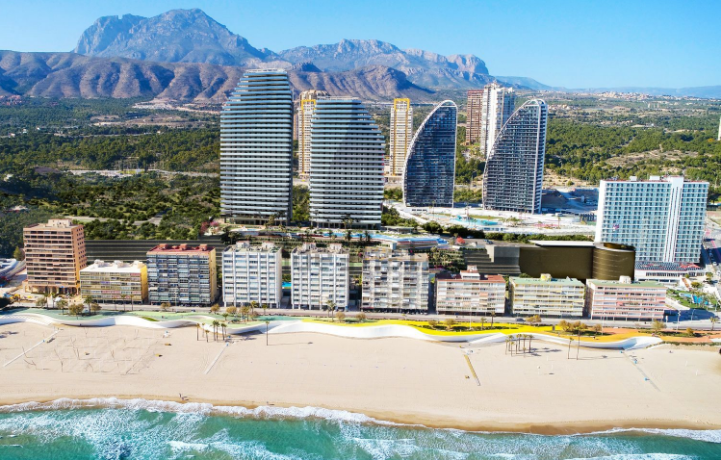 Está en la Playa de Poniente