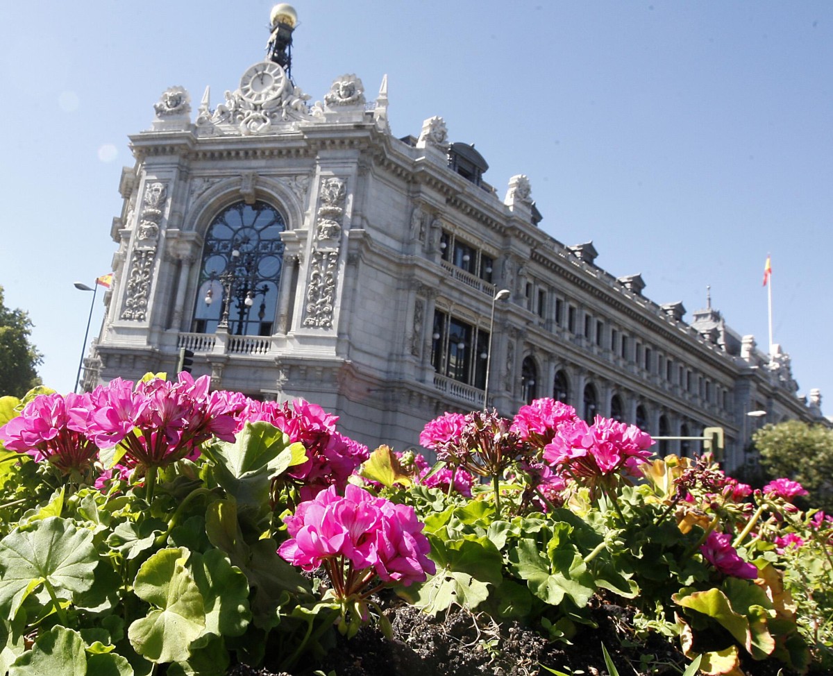 Fachada de la sede del Banco de España en Madrid