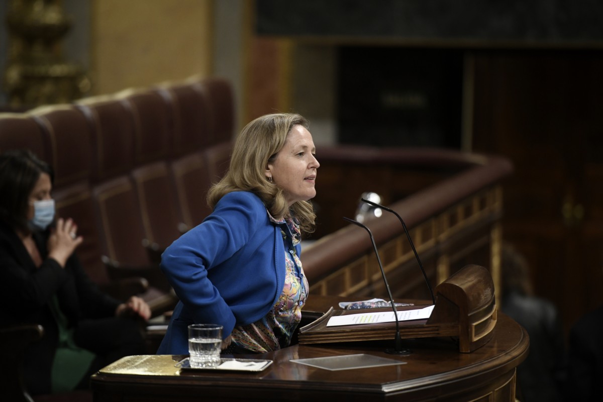La vicepresidenta de Asuntos Económicos, Nadia Calviño