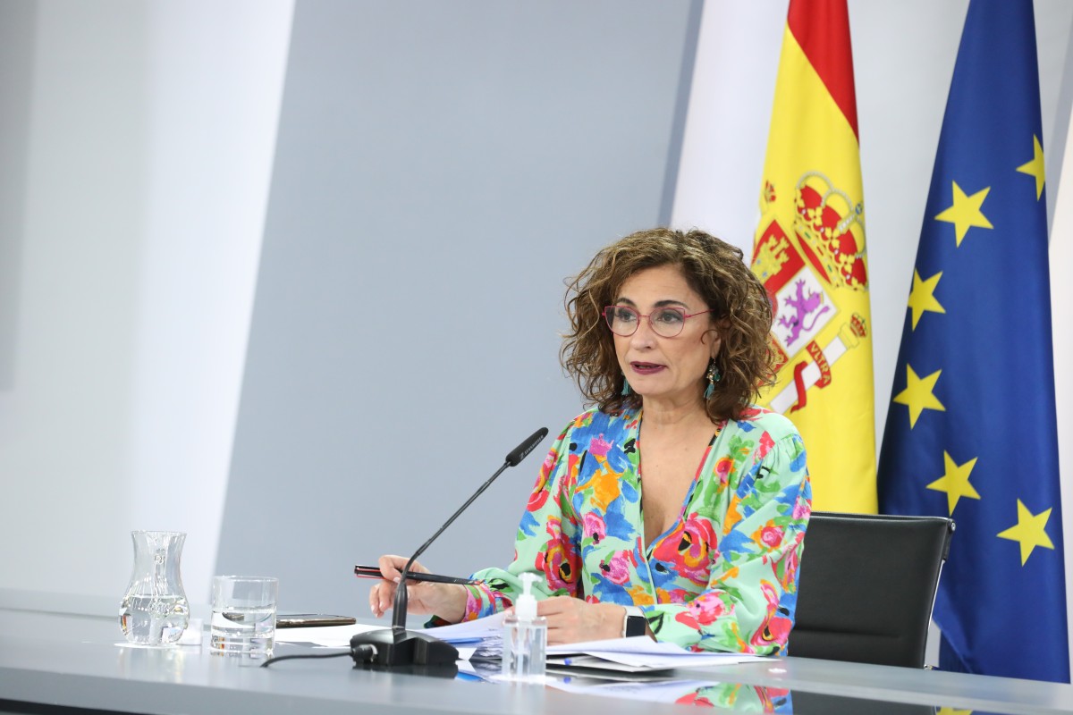 La ministra portavoz y ministra de Hacienda, María Jesús Montero