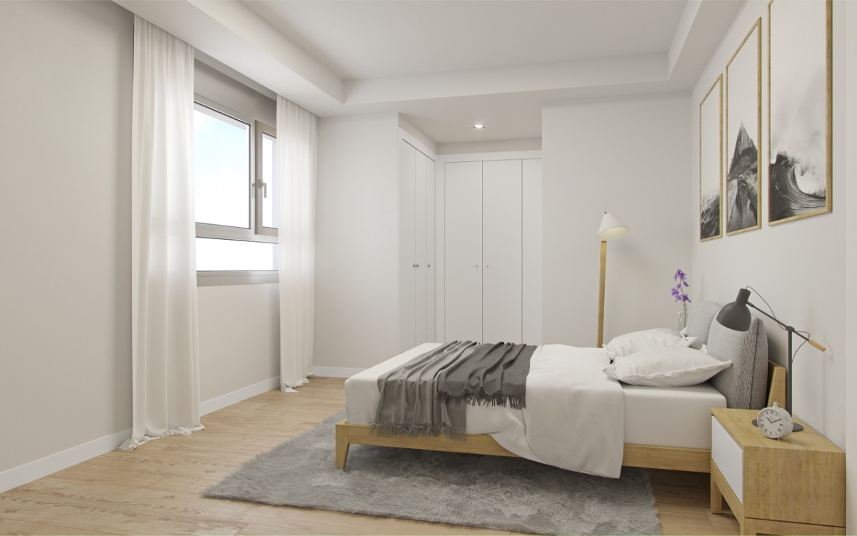 Los inmuebles tienen entre dos y cuatro dormitorios