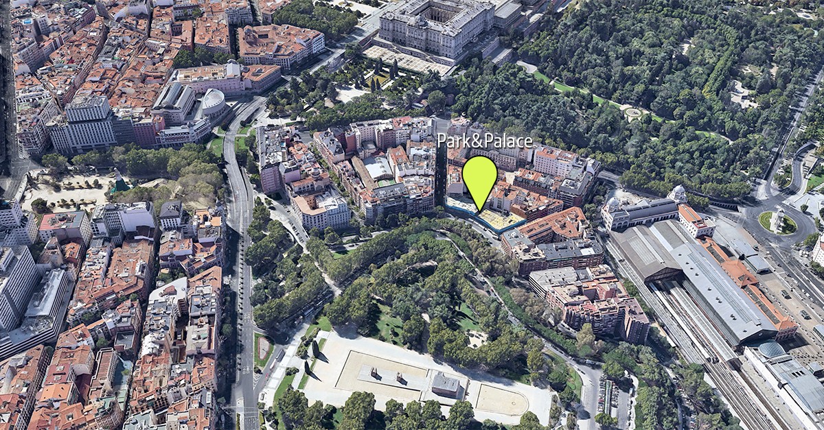 Así son las viviendas Park & Palace: media manzana de lujo en el corazón de Madrid