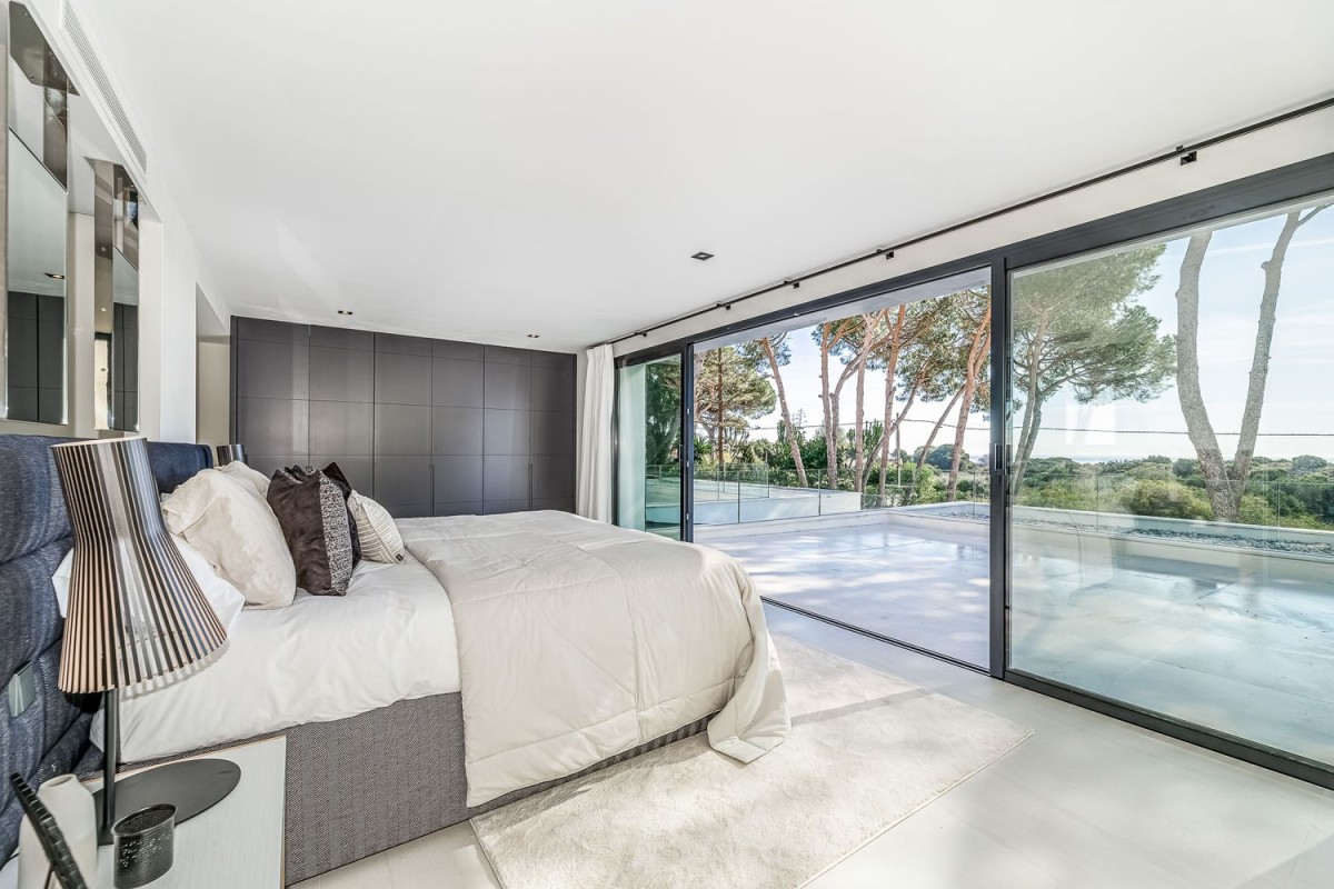 Schlafzimmer mit atemberaubender Aussicht