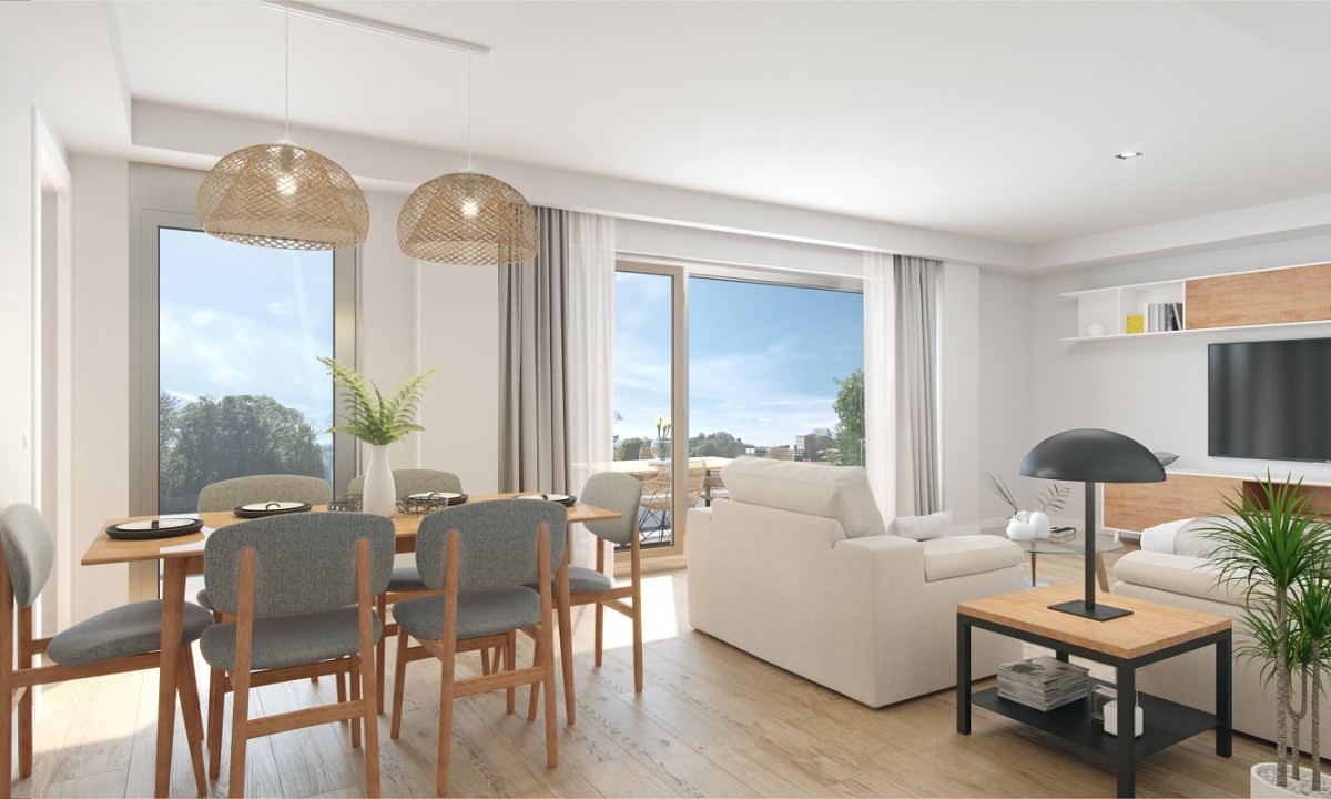 Con mucha luz natural