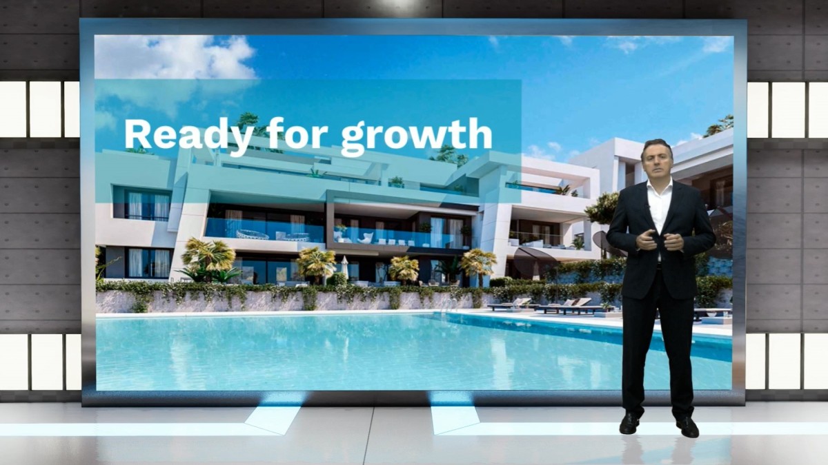 David Martínez, CEO de Aedas Homes, durante su intervención en el Strategic Update con inversores