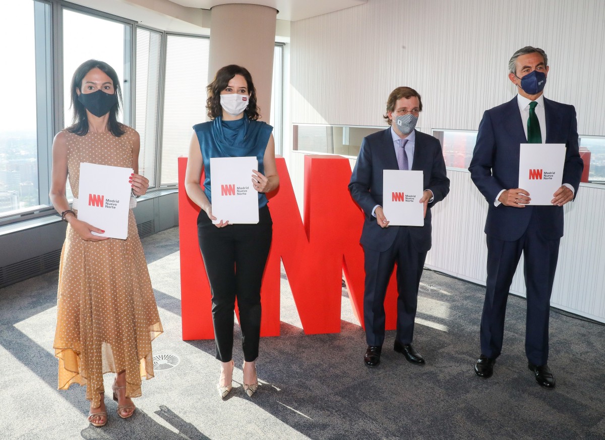 Administraciones, Adif y DCN firman el Convenio Marco para arrancar Madrid Nuevo Norte