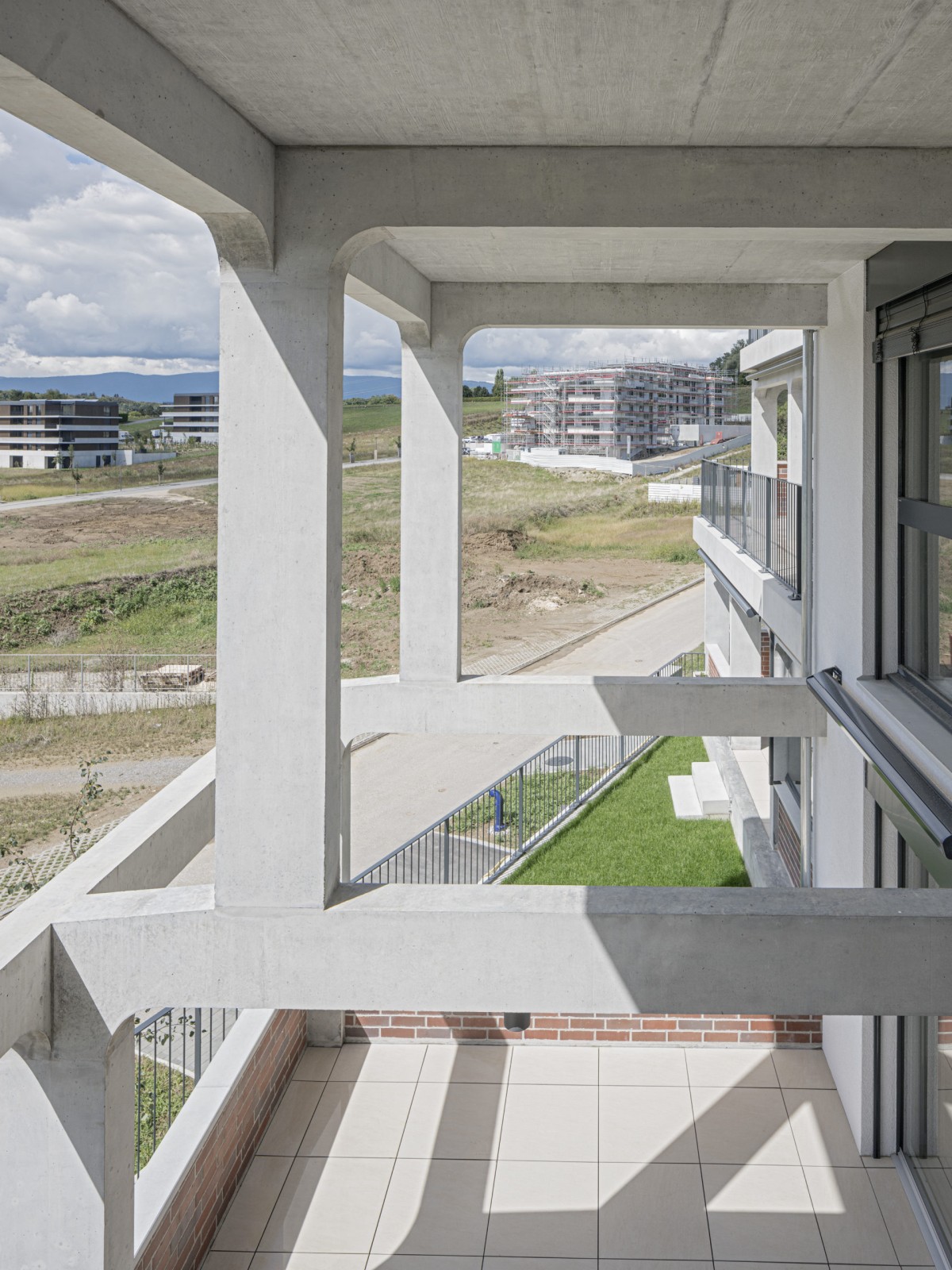 Una zona exterior privada