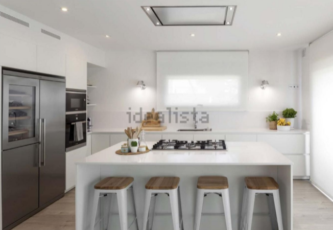 Con una gran isla central