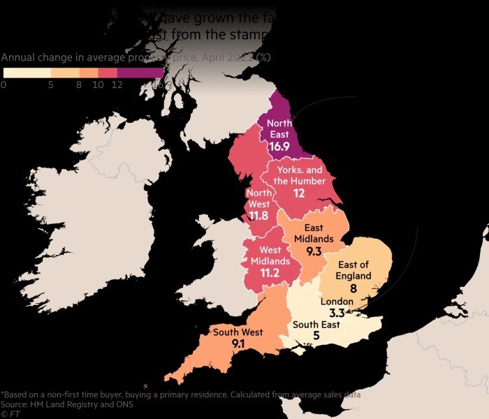 El mercado británico espera el impacto de la reducción de los estímulos fiscales a la compra de vivienda