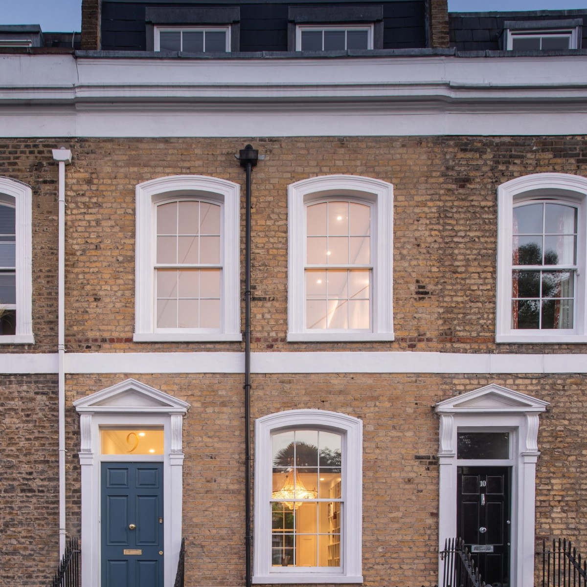 Es una casa clásica, de estilo victoriano