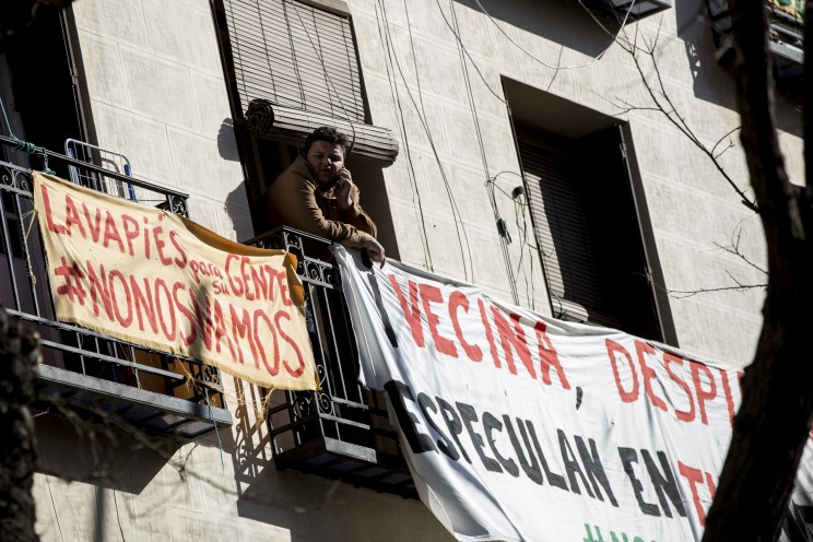 Desnonament a Lavapiés, Madrid / Gtres