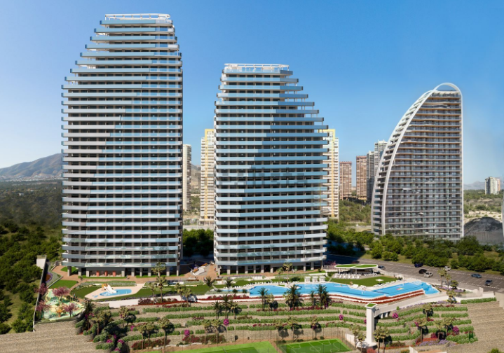 Así son los nuevos rascacielos de Benidorm con viviendas en venta desde 87.000 euros