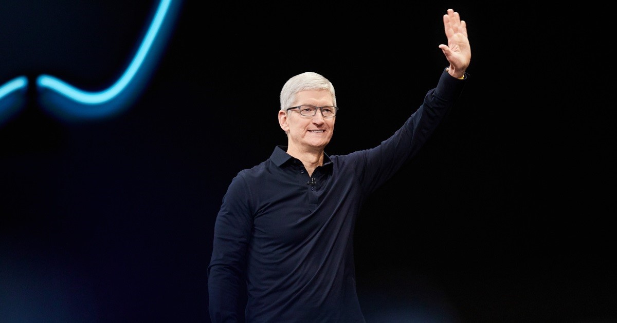 El CEO de Apple, Tim Cook, en la WWDC 2019
