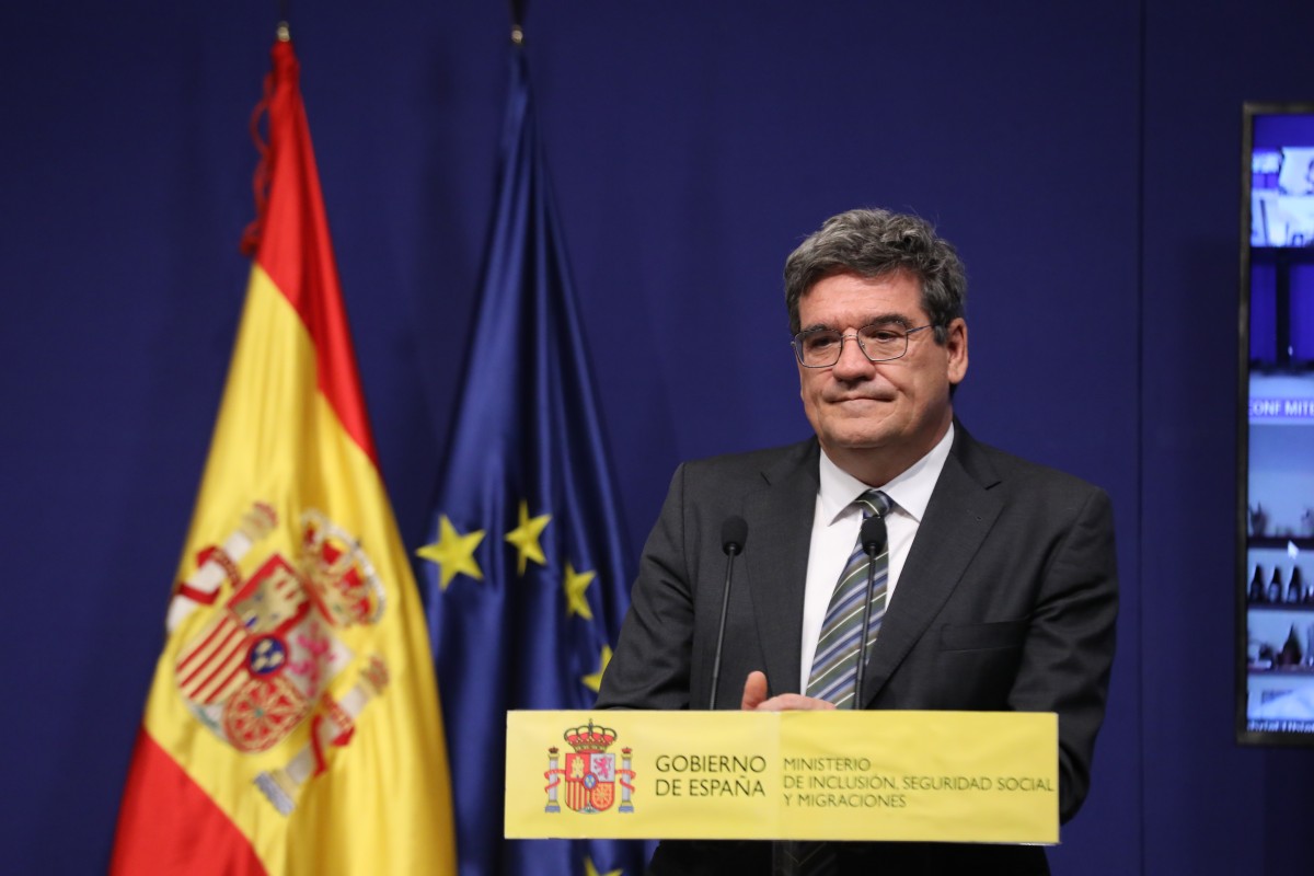 El ministro de Inclusión, Seguridad Social y Migraciones, José Luis Escrivá