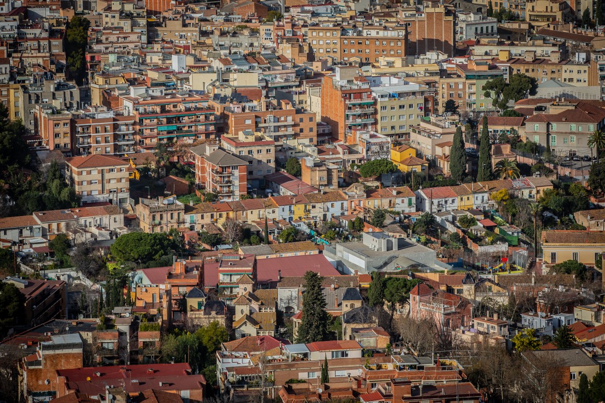 Panorámica de la ciudad de Barcelona