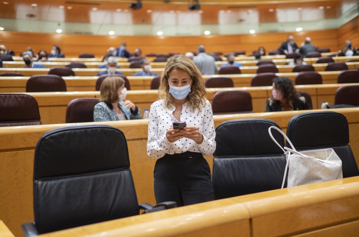La ministra de Transportes, Movilidad y Agenda Urbana, Raquel Sánchez