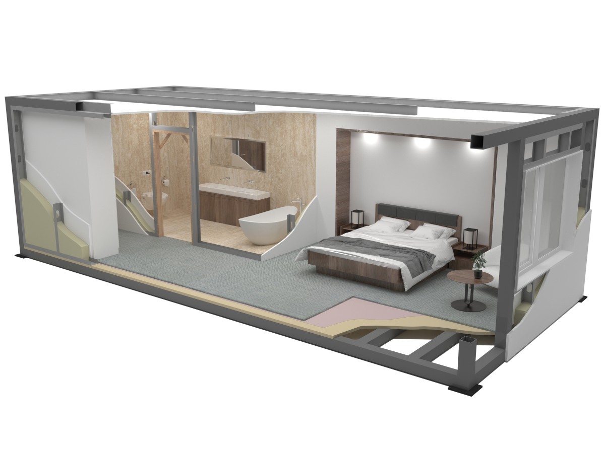 Llegan las habitaciones prefabricadas que se pueden comprar desde 25.000 euros a una empresa española