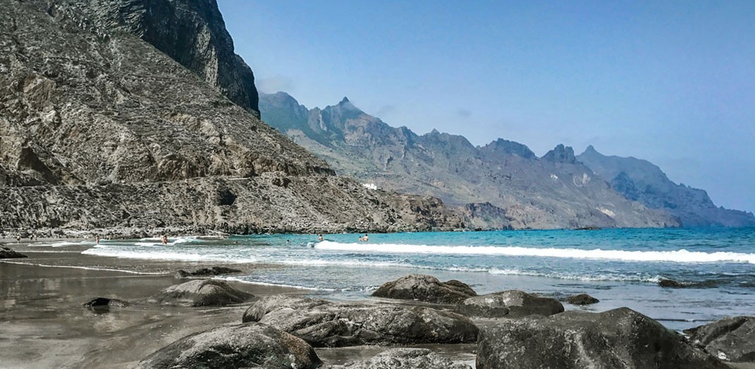 Une partie du littoral des îles Canaries