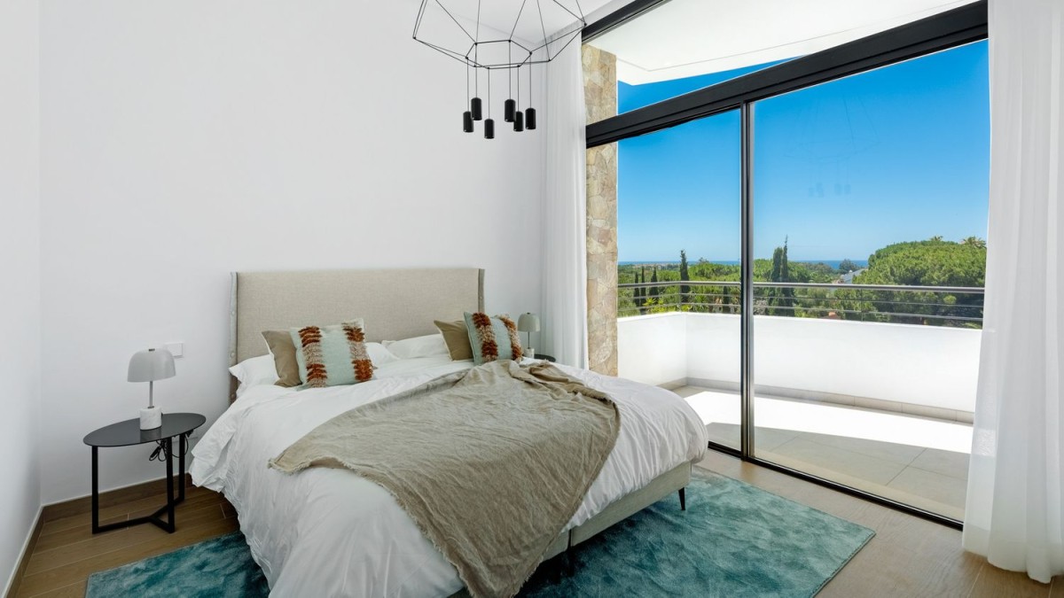 Schlafzimmer mit Aussicht