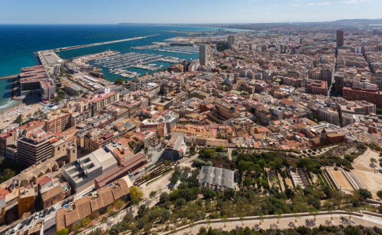 Alicante vue du ciel
