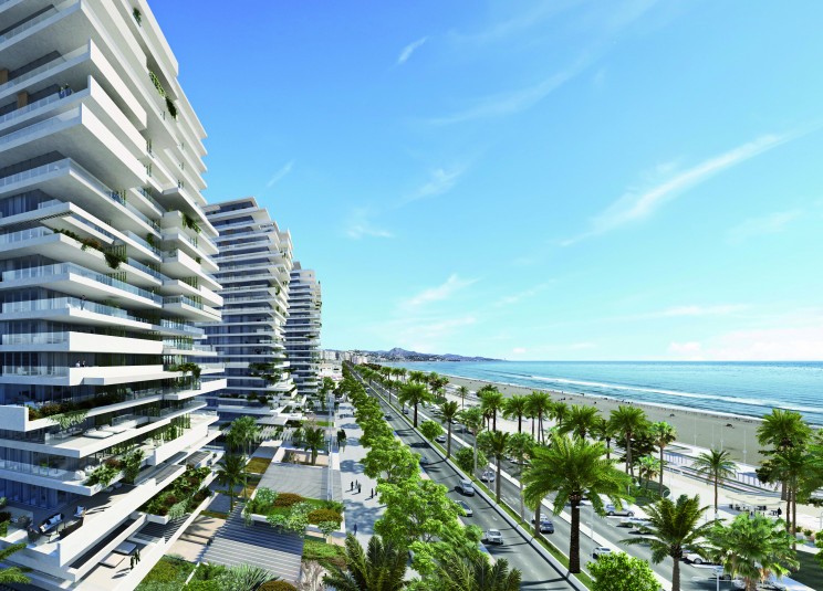 Die Küste von Malaga