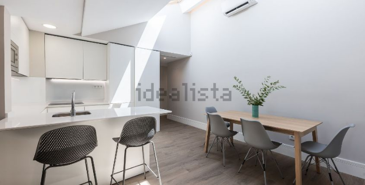 Es uno de los pisos más pequeños, con unos 84 m2