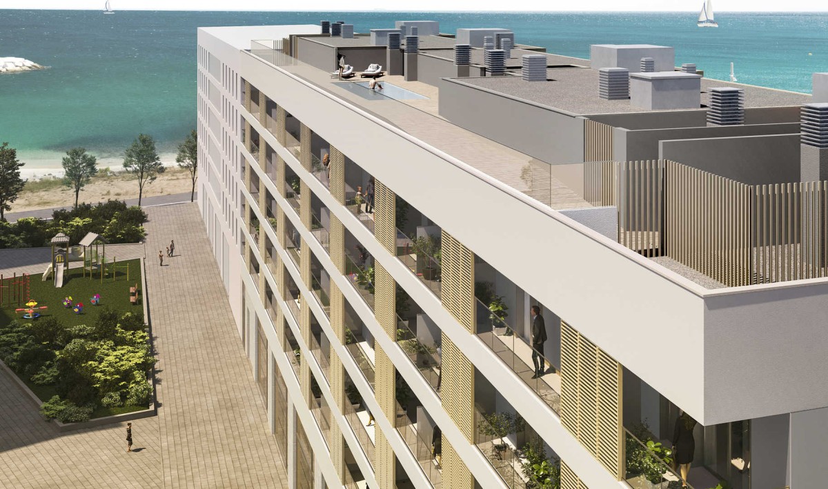 Culmia pone a la venta viviendas con vistas al mar en Badalona