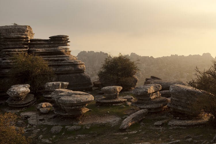 Die „7 Tische“ auf der Dolmen-Site von Antequera