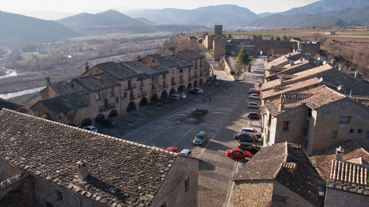 La città medievale di Ainsa a Huesca