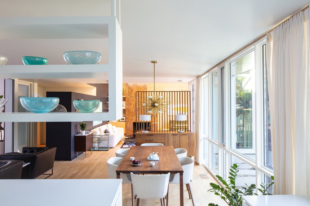 Una mezcla de colores y materiales