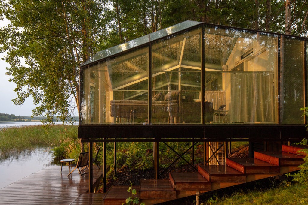 Esta cabina se encuentra en Finlandia