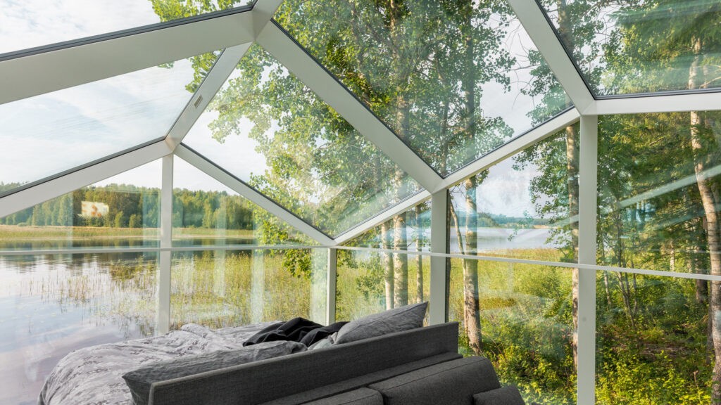 Para disfrutar de las vistas exteriores