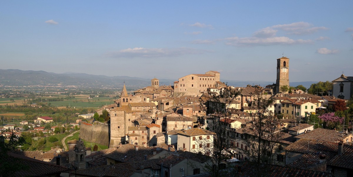 A cidade de Anghiari é um belo exemplo do charme italiano medieval
