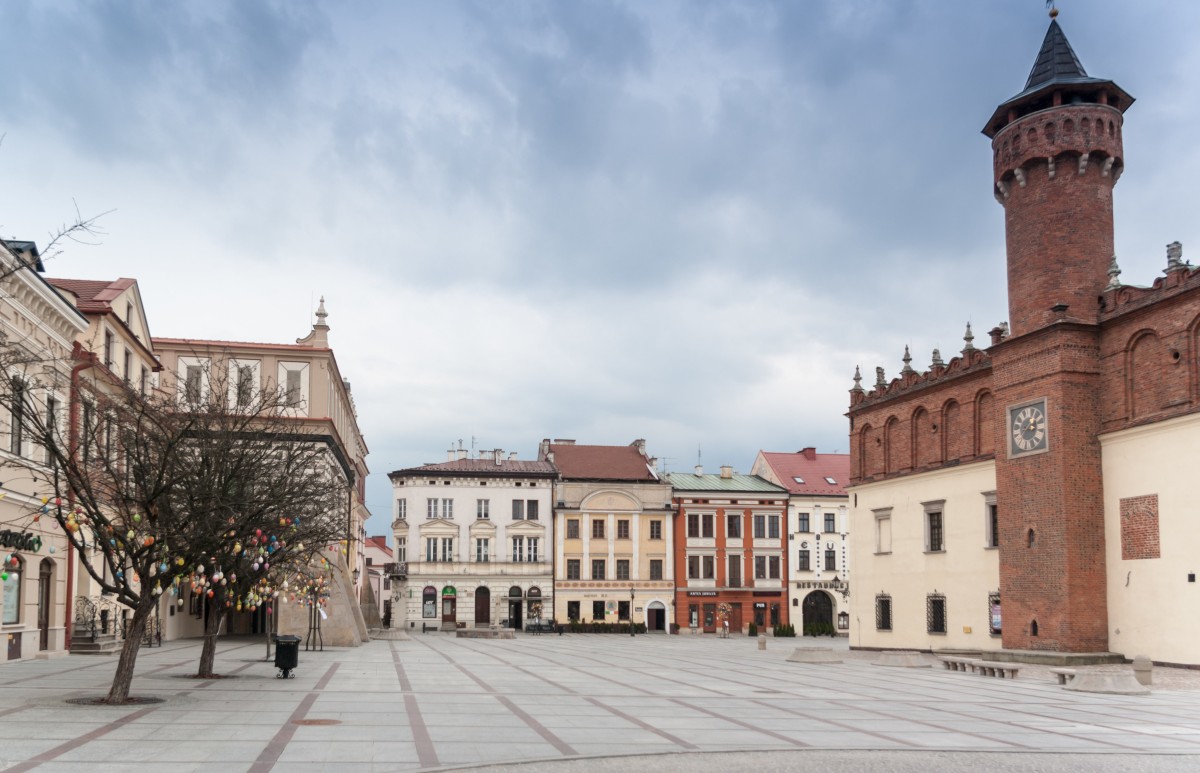 A praça principal da 'Cidade Velha'
