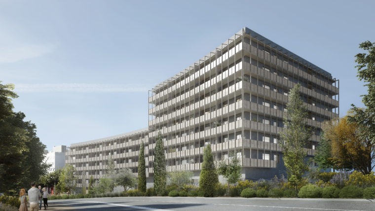 Barcelona inicia las obras de 105 pisos de VPO en Horta-Guinardó