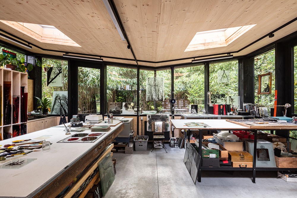 Un espacio grande para trabajar