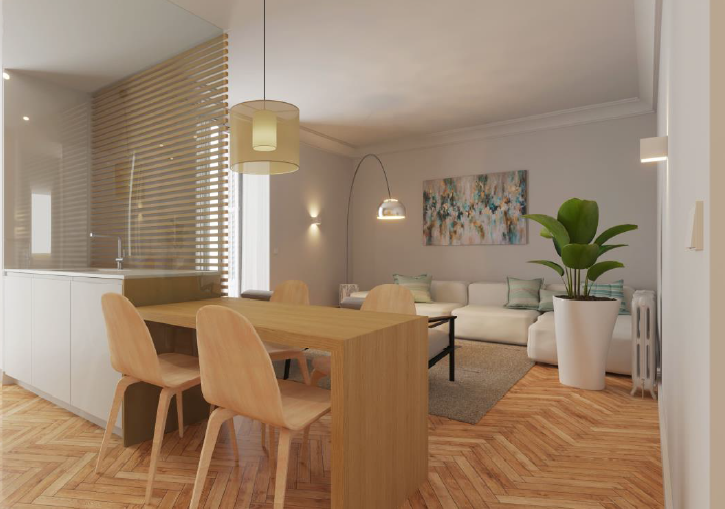 Una solución para viviendas de menor tamaño