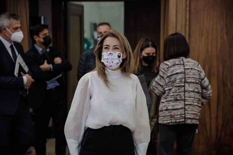 La ministra de Transports, Mobilitat i Agenda Urbana, Raquel Sánchez, en una imatge d'arxiu