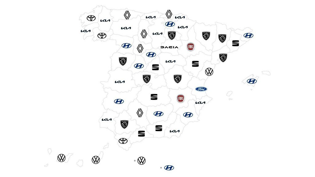 Imagen del día: SEAT, Peugeot y Volkswagen, los coches más vendidos en España