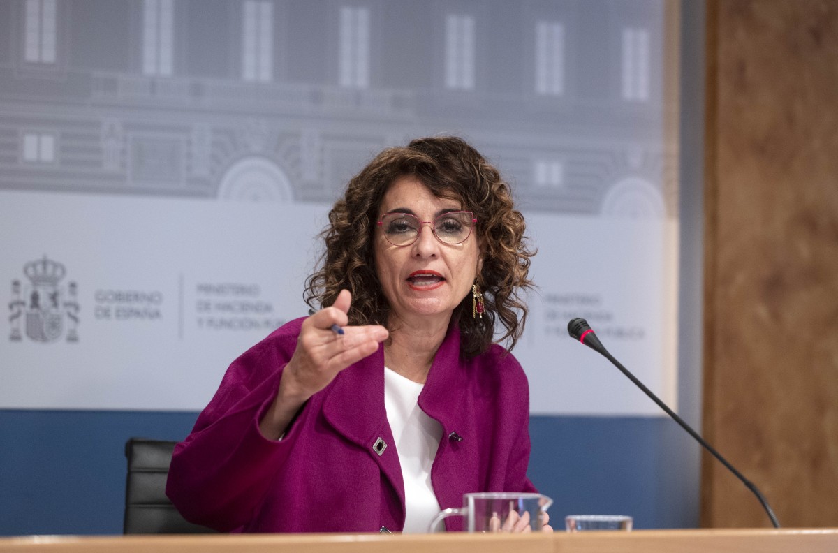 La ministra de Hacienda, María Jesús Montero