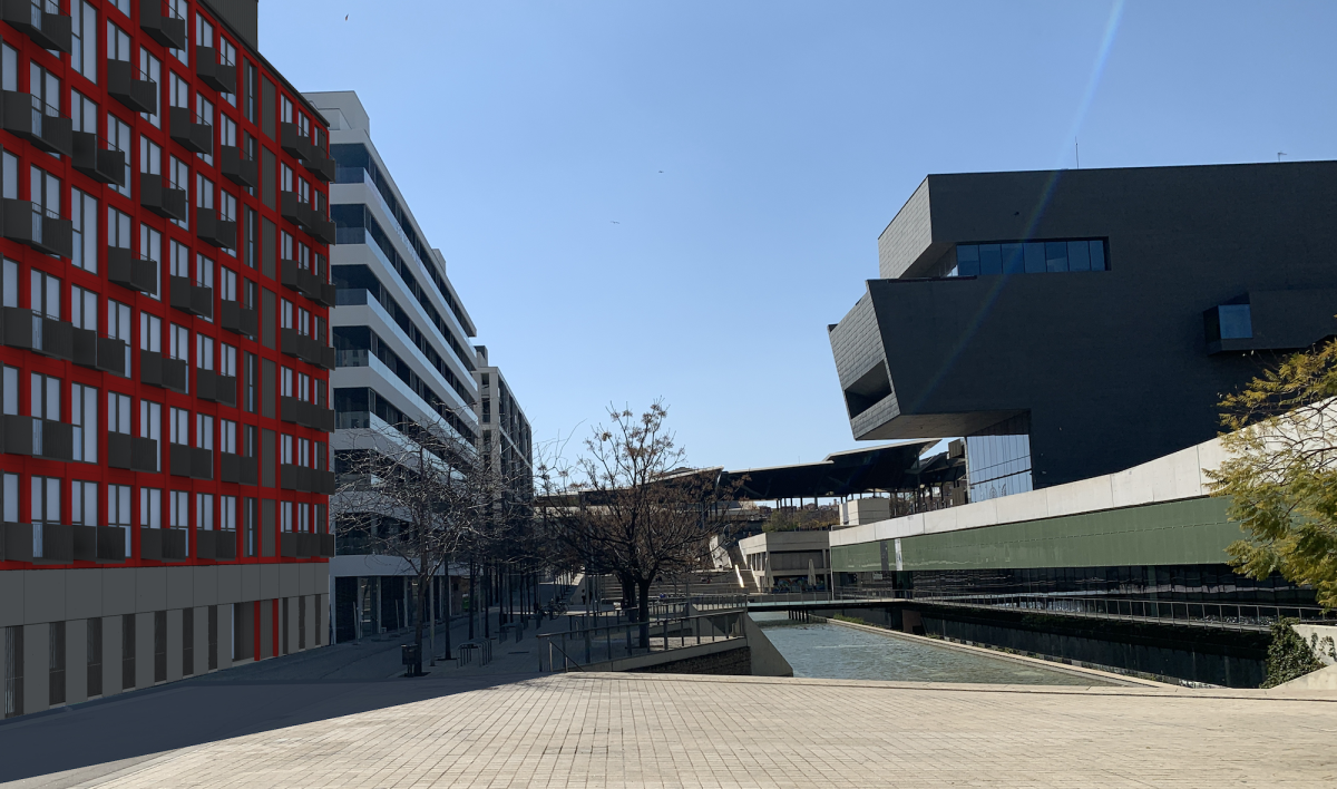 Barcelona inicia las obras del segundo edificio de pisos sociales en contenedores