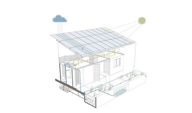Llega la casa prefabricada que produce más energía de la que consume