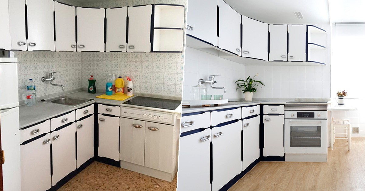 Antes y después: reforma barata convierte piso anticuado en casa ideal