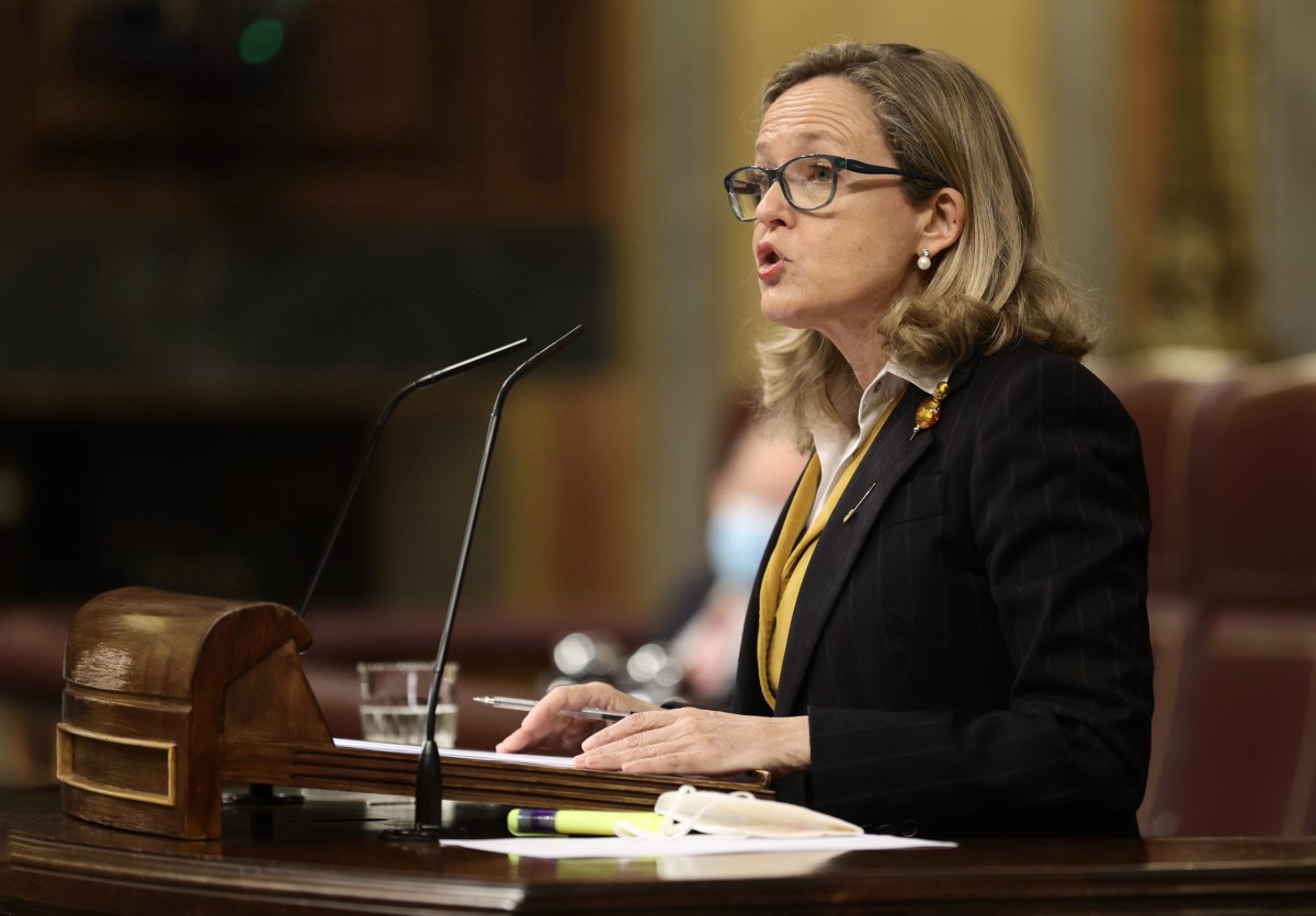 La vicepresidenta primera del Gobierno y ministra de Asuntos Económicos y Transformación Digital, Nadia Calviño