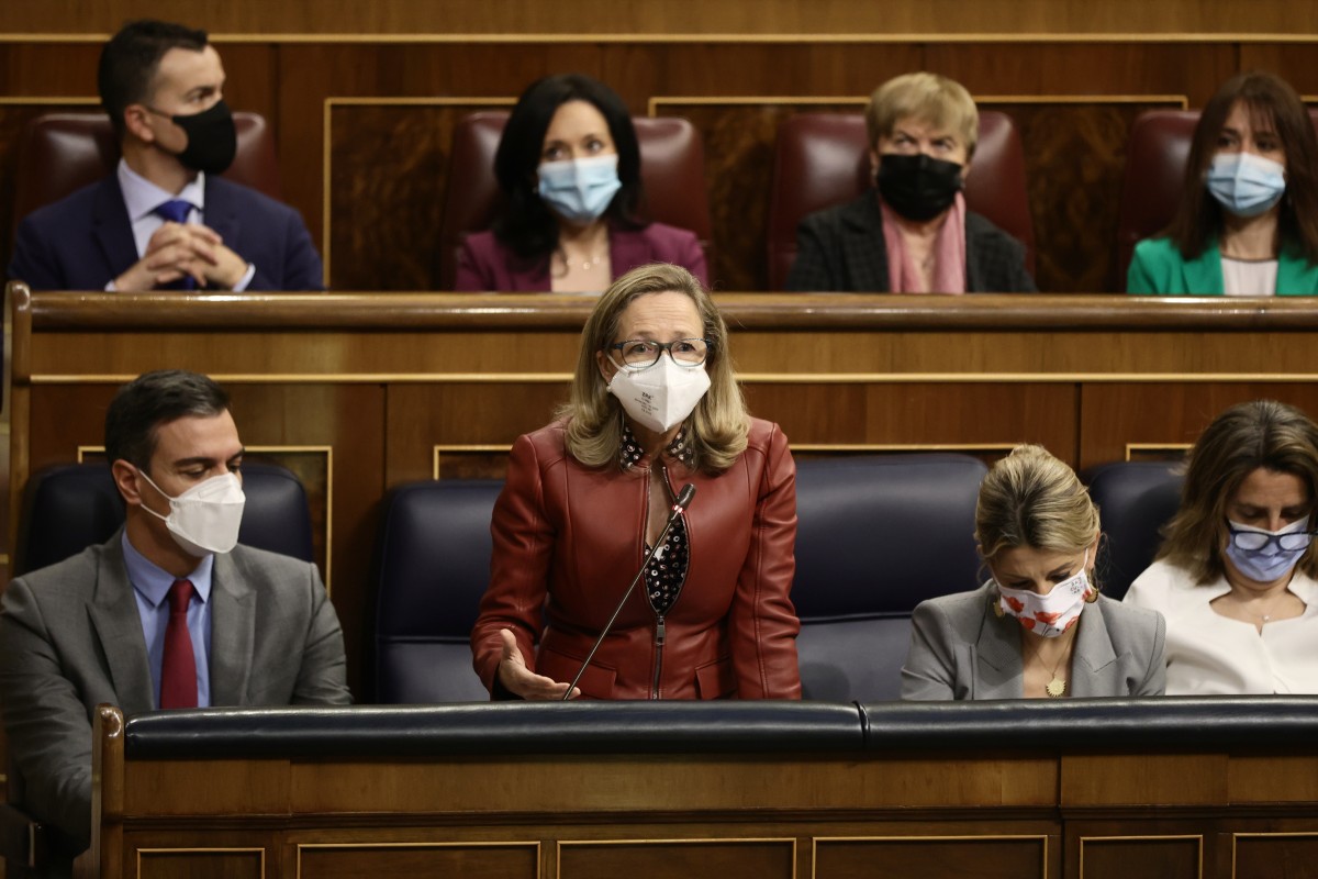 La ministra de Economía, Nadia Calviño