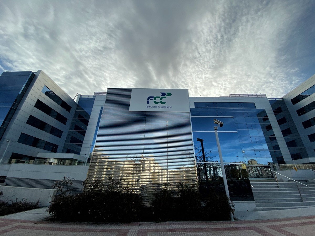 Archivo - Sede de la constructora FCC en Madrid (España), a 31 de octubre de 2019. 