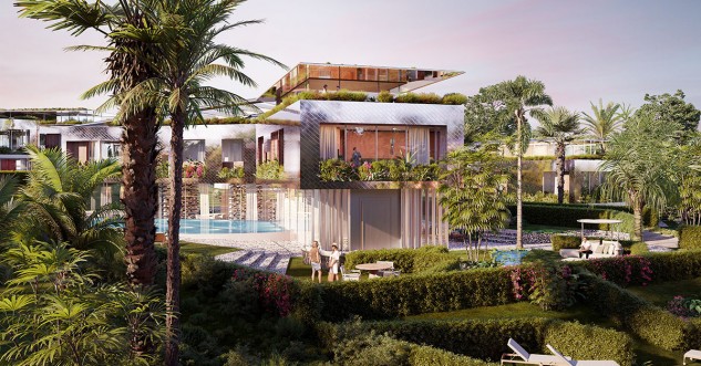 Casa inconjurata de o vegetatie mare / Karl Lagerfeld